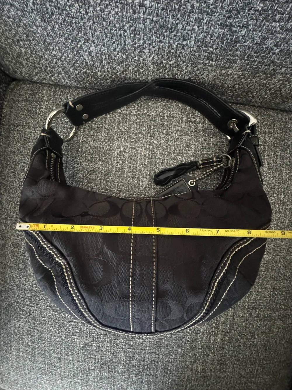 Vintage  Coach Soho Signature Jacquard Hobo bag.